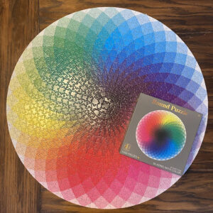 پازل 1000 تکه طرح رنگارنگ مدل دایره