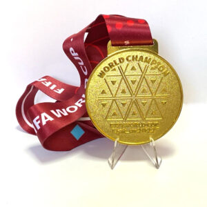 مدال قهرمانی مدل جام جهانی قطر 2022